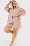 Linen Look Floaty Co-Ord Shorts
