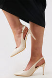 Pointed Toe Slingback Heel