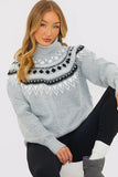 Fairisle Roll Neck Jumper