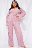 Plisse Trousers
