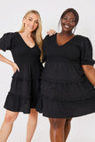 Shirred Smock Dress