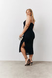 Lace Bandeau Midi Dress