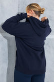 Oversized Zip Through Sweatshirt
