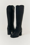Bella Chunky Heeled High Leg Boot