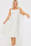 Stripe Midi Dress