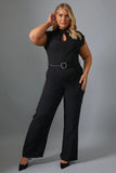 Key Hole Front Jumpsuit
