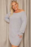 Off The Shoulder Knitted Dress