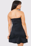 Bandeau A Line Mini Dress