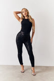 Black Premium Sequin Leggings