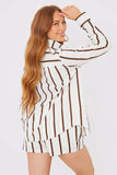 Stripe Linen Look Co-Ord Shirt