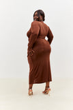 Acetate Slinky Wrap Co-Ord Skirt