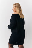 Off The Shoulder Knitted Dress