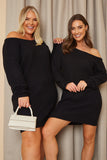 Off The Shoulder Knitted Dress