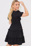 Shirred Smock Dress