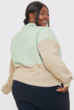 Colourblock Half Zip Sweatshirt