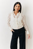 Cream Lace Shirt