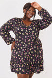 Jersey Wrap Mini Dress