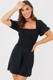 Shirred Bodice Playsuit