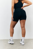 Soft Touch Crossover Waist Cycling Shorts