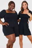 Shirred Bodice Playsuit