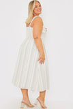 Stripe Midi Dress