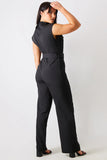 Key Hole Front Jumpsuit