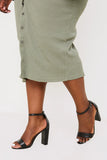 Leather Look Barely There Heels