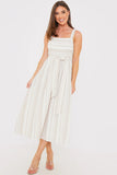 Stripe Midi Dress