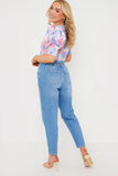Lightwash Denim Paperbag Jeans