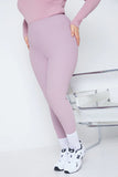 High Waisted Sculpting Ribbed Leggings