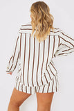 Stripe Linen Look Co-Ord Shirt