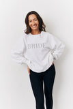 White Bride Slogan Sweatshirt