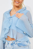 Chiffon Frill Blouse