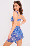 Printed Chiffon Mini Wrap Sarong
