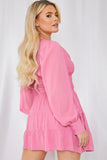 Shirred Waist Tiered Dress