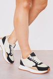 Contrast Detail Sporty Trainers