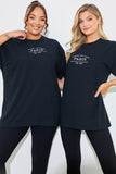 Minimalist Paris Slogan T Shirt