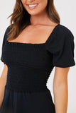 Shirred Bodice Playsuit