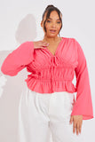 Shirred Detail Blouse