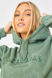 Calabasas' Acid Wash Slogan Hoodie