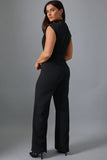 Key Hole Front Jumpsuit