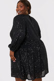 Sequin Smock Mini Dress