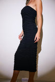 Bandeau Ruched Midaxi Dress