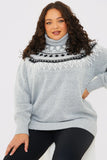 Fairisle Roll Neck Jumper