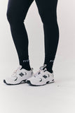 3 Pack Ribbed Crew Fits Slogan Socks