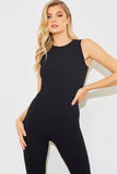 Built-In Bra Racer Neck Sleeveless Sculpt and Control Unitard