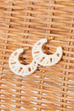 Raffia Wrapped Hoops