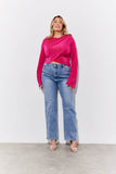 Acetate Slinky Co-Ord Wrap Crop Top