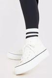 Canvas High Top Trainers