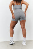 Soft Touch Cross Over Waist Cycling Shorts